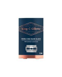 Gillette King C Lâminas Máquina Barbear Duplo Gume 10un