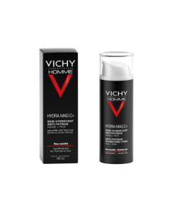 Vichy Homme Hydra Mag C+ Tratamento Hidratante Anti-Fadiga Rosto + Olhos 50ml